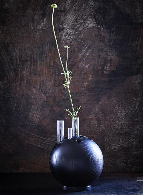 The Oak Men Lebowski holder, sort - egetræ/metal - Bahne